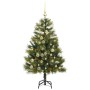 Árbol de Navidad artificial con ramas plegables y conos 120 cm en Decoración Festiva y Estacional | Comprar online en Foru.es
