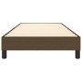 Estructura de cama de tela marrón 90x200 cm de vidaXL, Camas y somieres - Ref: Foro24-3120487, Precio: 69,22 €, Descuento: %