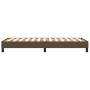Estructura de cama de tela marrón 90x200 cm de vidaXL, Camas y somieres - Ref: Foro24-3120487, Precio: 69,22 €, Descuento: %