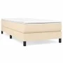 Estructura de cama de tela color crema 90x190 cm de vidaXL, Camas y somieres - Ref: Foro24-3120481, Precio: 85,83 €, Descuent...