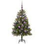 Árbol de Navidad artificial con ramas plegables y conos 120 cm en Decoración Festiva y Estacional | Comprar online en Foru.es