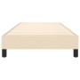 Estructura de cama de tela color crema 90x190 cm de vidaXL, Camas y somieres - Ref: Foro24-3120481, Precio: 86,84 €, Descuent...