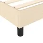 Estructura de cama de tela color crema 90x190 cm de vidaXL, Camas y somieres - Ref: Foro24-3120481, Precio: 85,83 €, Descuent...
