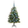 Árbol de Navidad artificial con ramas plegables y conos 120 cm en Decoración Festiva y Estacional | Comprar online en Foru.es