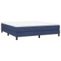 Estructura de cama de tela azul 160x200 cm de vidaXL, Camas y somieres - Ref: Foro24-3120530, Precio: 103,14 €, Descuento: %
