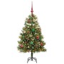 Árbol de Navidad artificial con ramas plegables y conos 120 cm en Decoración Festiva y Estacional | Comprar online en Foru.es