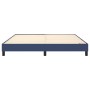 Estructura de cama de tela azul 160x200 cm de vidaXL, Camas y somieres - Ref: Foro24-3120530, Precio: 104,29 €, Descuento: %