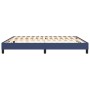 Estructura de cama de tela azul 160x200 cm de vidaXL, Camas y somieres - Ref: Foro24-3120530, Precio: 104,29 €, Descuento: %