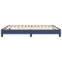 Estructura de cama de tela azul 160x200 cm de vidaXL, Camas y somieres - Ref: Foro24-3120530, Precio: 103,14 €, Descuento: %