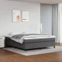 Estructura de cama de cuero sintético gris 200x200 cm de vidaXL, Camas y somieres - Ref: Foro24-3121063, Precio: 150,15 €, De...