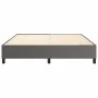 Estructura de cama de cuero sintético gris 200x200 cm de vidaXL, Camas y somieres - Ref: Foro24-3121063, Precio: 150,15 €, De...