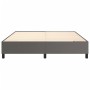 Estructura de cama de cuero sintético gris 200x200 cm de vidaXL, Camas y somieres - Ref: Foro24-3121063, Precio: 146,58 €, De...