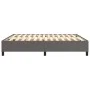 Estructura de cama de cuero sintético gris 200x200 cm de vidaXL, Camas y somieres - Ref: Foro24-3121063, Precio: 150,15 €, De...