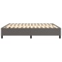 Estructura de cama de cuero sintético gris 200x200 cm de vidaXL, Camas y somieres - Ref: Foro24-3121063, Precio: 146,58 €, De...