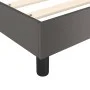 Estructura de cama de cuero sintético gris 200x200 cm de vidaXL, Camas y somieres - Ref: Foro24-3121063, Precio: 150,15 €, De...