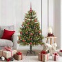 Árbol de Navidad artificial con ramas plegables y conos 150 cm en Decoración Festiva y Estacional | Comprar online en Foru.es
