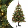 Árbol de Navidad artificial con ramas plegables y conos 150 cm en Decoración Festiva y Estacional | Comprar online en Foru.es