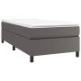 Estructura de cama cuero sintético gris 80x200 cm de vidaXL, Camas y somieres - Ref: Foro24-3121015, Precio: 89,42 €, Descuen...