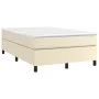 Estructura de cama box spring cuero sintético crema 120x200 cm de vidaXL, Camas y somieres - Ref: Foro24-3121037, Precio: 134...