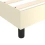 Estructura de cama box spring cuero sintético crema 120x200 cm de vidaXL, Camas y somieres - Ref: Foro24-3121037, Precio: 134...