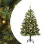 Árbol de Navidad artificial con ramas plegables y conos 150 cm en Decoración Festiva y Estacional | Comprar online en Foru.es