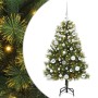 Árbol de Navidad artificial con ramas plegables y conos 150 cm en Decoración Festiva y Estacional | Comprar online en Foru.es
