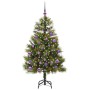 Árbol de Navidad artificial con ramas plegables y conos 150 cm en Decoración Festiva y Estacional | Comprar online en Foru.es