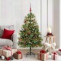 Árbol de Navidad artificial con ramas plegables y conos 150 cm en Decoración Festiva y Estacional | Comprar online en Foru.es