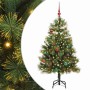 Árbol de Navidad artificial con ramas plegables y conos 150 cm en Decoración Festiva y Estacional | Comprar online en Foru.es