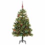 Árbol de Navidad artificial con ramas plegables y conos 150 cm en Decoración Festiva y Estacional | Comprar online en Foru.es