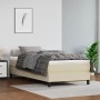 Estructura de cama de cuero sintético color crema 90x200 cm de vidaXL, Camas y somieres - Ref: Foro24-3120678, Precio: 76,97 ...