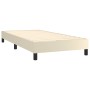 Estructura de cama de cuero sintético color crema 90x200 cm de vidaXL, Camas y somieres - Ref: Foro24-3120678, Precio: 76,97 ...
