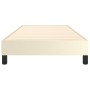Estructura de cama de cuero sintético color crema 90x200 cm de vidaXL, Camas y somieres - Ref: Foro24-3120678, Precio: 76,97 ...