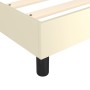 Estructura de cama de cuero sintético color crema 90x200 cm de vidaXL, Camas y somieres - Ref: Foro24-3120678, Precio: 76,97 ...