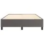 Estructura de cama de cuero sintético gris 140x200 cm de vidaXL, Camas y somieres - Ref: Foro24-3121051, Precio: 111,26 €, De...