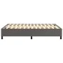 Estructura de cama de cuero sintético gris 140x200 cm de vidaXL, Camas y somieres - Ref: Foro24-3121051, Precio: 111,26 €, De...