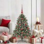 Árbol de Navidad artificial Verde 120 cm PVC, Plástico y Acero en Decoración Festiva y Estacional | Comprar online en Foru.es
