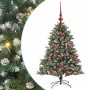 Árbol de Navidad artificial Verde 120 cm PVC, Plástico y Acero en Decoración Festiva y Estacional | Comprar online en Foru.es