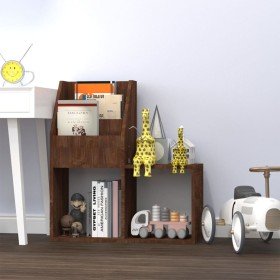 Revistero niños madera contrachapada marrón roble 71x30x78,5 cm en Revisteros | Comprar online en Foru.es