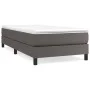 Estructura de cama cuero sintético gris 90x190 cm de vidaXL, Camas y somieres - Ref: Foro24-3120674, Precio: 72,98 €, Descuen...