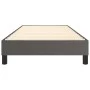 Estructura de cama cuero sintético gris 90x190 cm de vidaXL, Camas y somieres - Ref: Foro24-3120674, Precio: 72,98 €, Descuen...