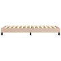Estructura de cama de cuero sintético capuchino 100x200 cm de vidaXL, Camas y somieres - Ref: Foro24-3120687, Precio: 92,95 €...