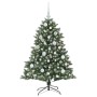 Árbol de Navidad artificial Verde 120 cm PVC, Plástico y Acero en Decoración Festiva y Estacional | Comprar online en Foru.es