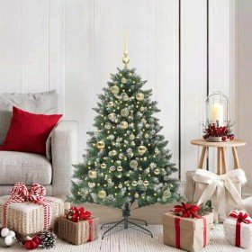Árbol de Navidad artificial Verde 120 cm PVC, Plástico y Acero en Decoración Festiva y Estacional | Comprar online en Foru.es