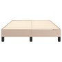 Estructura de cama de cuero sintético capuchino 120x200 cm de vidaXL, Camas y somieres - Ref: Foro24-3120693, Precio: 117,38 ...
