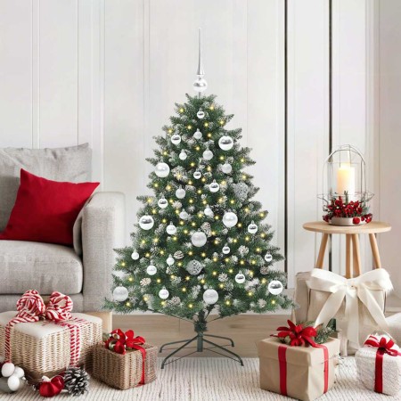 Árbol de Navidad artificial Verde 120 cm PVC, Plástico y Acero en Decoración Festiva y Estacional | Comprar online en Foru.es