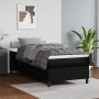 Estructura de cama cuero sintético negro 90x190 cm de vidaXL, Camas y somieres - Ref: Foro24-3121017, Precio: 100,38 €, Descu...