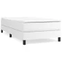 Estructura de cama cuero sintético blanco 90x190 cm de vidaXL, Camas y somieres - Ref: Foro24-3120671, Precio: 93,04 €, Descu...