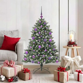 Árbol de Navidad artificial Verde 120 cm PVC, Plástico y Acero en Decoración Festiva y Estacional | Comprar online en Foru.es