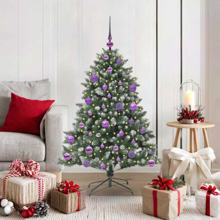Árbol de Navidad artificial Verde 120 cm PVC, Plástico y Acero en Decoración Festiva y Estacional | Comprar online en Foru.es